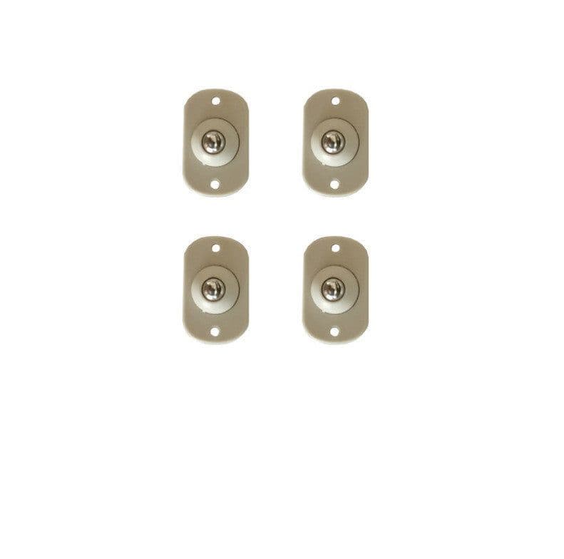 image-Caster Pulley 360 Degrees Universal Wheel Sticky Low-noise Storage Box Roller, Stainless Steel Pulley Plastic Box Skateboard
