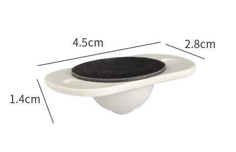 image-Caster Pulley 360 Degrees Universal Wheel Sticky Low-noise Storage Box Roller, Stainless Steel Pulley Plastic Box Skateboard
