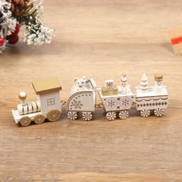 image-Christmas Decorations Christmas Wooden Trains Window Decorations Wooden Crafts