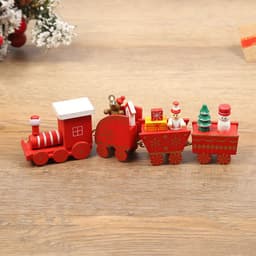 image-Christmas Decorations Christmas Wooden Trains Window Decorations Wooden Crafts