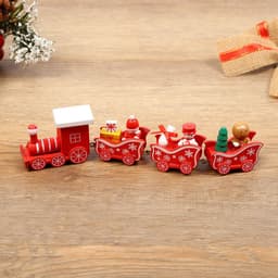 image-Christmas Decorations Christmas Wooden Trains Window Decorations Wooden Crafts