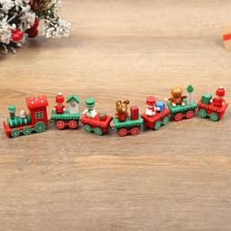 image-Christmas Decorations Christmas Wooden Trains Window Decorations Wooden Crafts