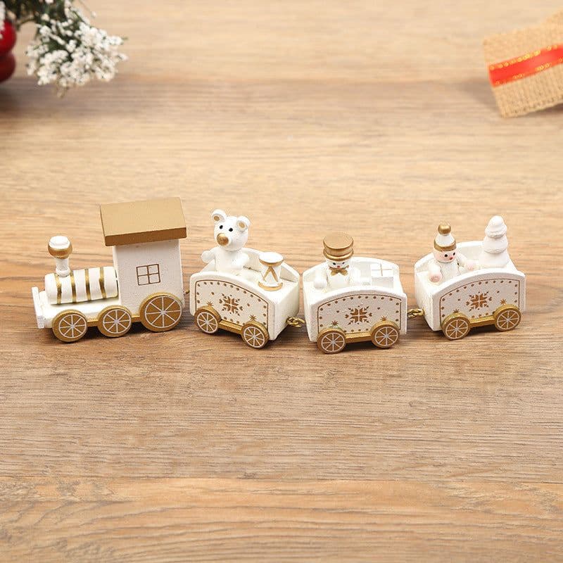image-Christmas Decorations Christmas Wooden Trains Window Decorations Wooden Crafts