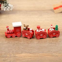 image-Christmas Decorations Christmas Wooden Trains Window Decorations Wooden Crafts