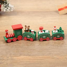 image-Christmas Decorations Christmas Wooden Trains Window Decorations Wooden Crafts