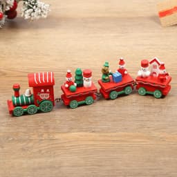 image-Christmas Decorations Christmas Wooden Trains Window Decorations Wooden Crafts