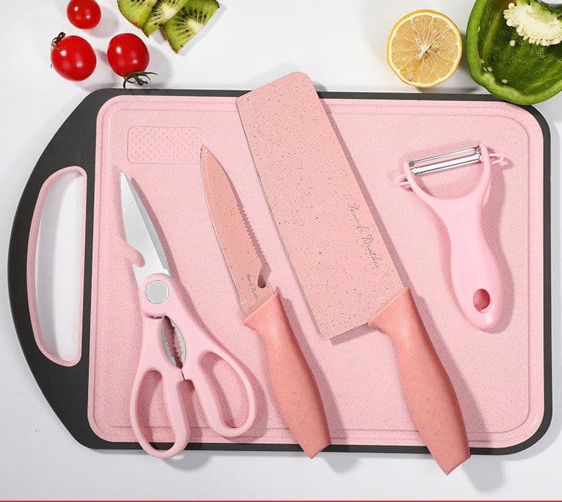 image-Kitchen Knife And Cutting Board Two-in-one Use Kitchen Knife And Cutting Board Combination