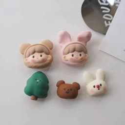 image-Incense Deodorant Air Conditioning Perfume Outlet Car Gypsum Fragrance Cartoon Zhuo Zhuo