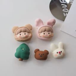 image-Incense Deodorant Air Conditioning Perfume Outlet Car Gypsum Fragrance Cartoon Zhuo Zhuo