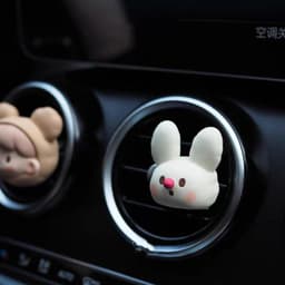 image-Incense Deodorant Air Conditioning Perfume Outlet Car Gypsum Fragrance Cartoon Zhuo Zhuo