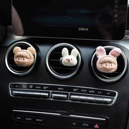 image-Incense Deodorant Air Conditioning Perfume Outlet Car Gypsum Fragrance Cartoon Zhuo Zhuo