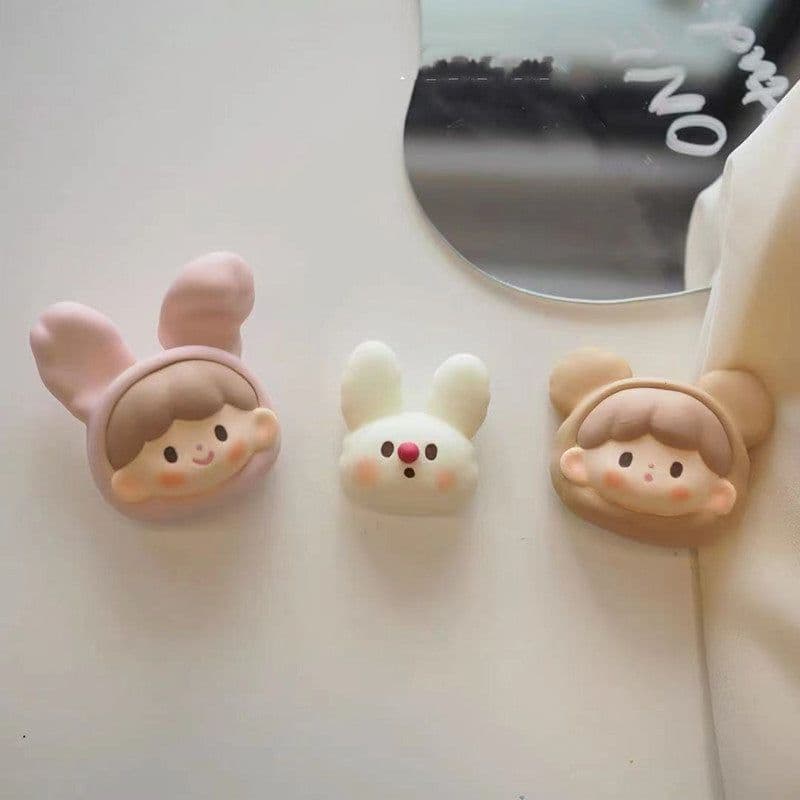image-Incense Deodorant Air Conditioning Perfume Outlet Car Gypsum Fragrance Cartoon Zhuo Zhuo