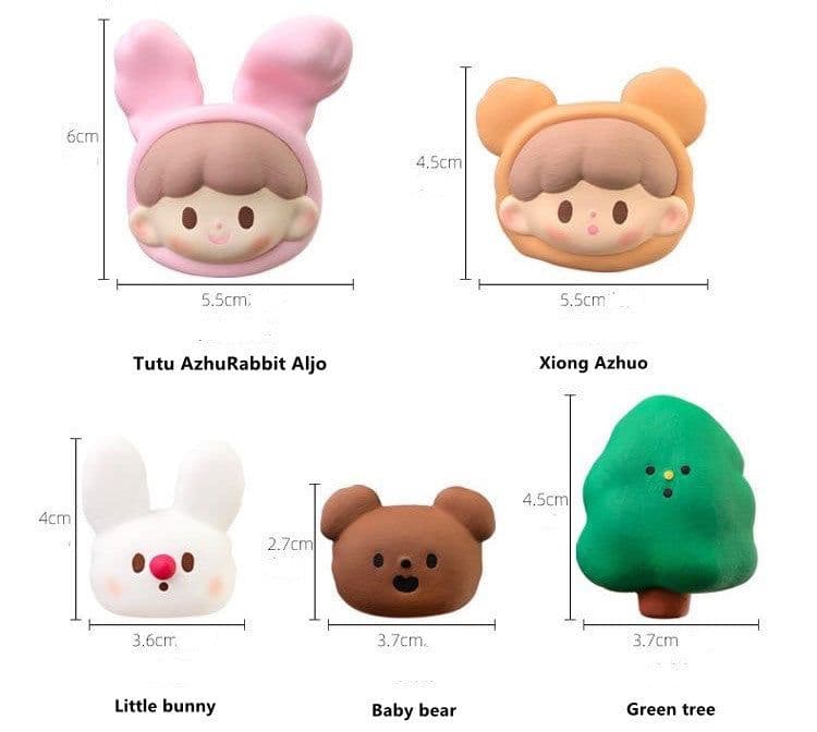image-Incense Deodorant Air Conditioning Perfume Outlet Car Gypsum Fragrance Cartoon Zhuo Zhuo