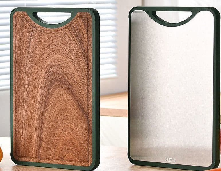 image-Stainless Steel Anti-mold Household Kitchen Cutting Board Thickened
