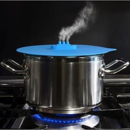image-Cooking Lid Steam Ship Boat Silicone Home House Chimney Silicone Lid Creative Kitchen