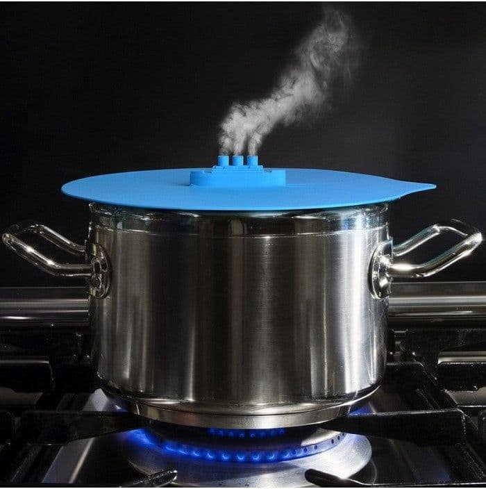image-Cooking Lid Steam Ship Boat Silicone Home House Chimney Silicone Lid Creative Kitchen
