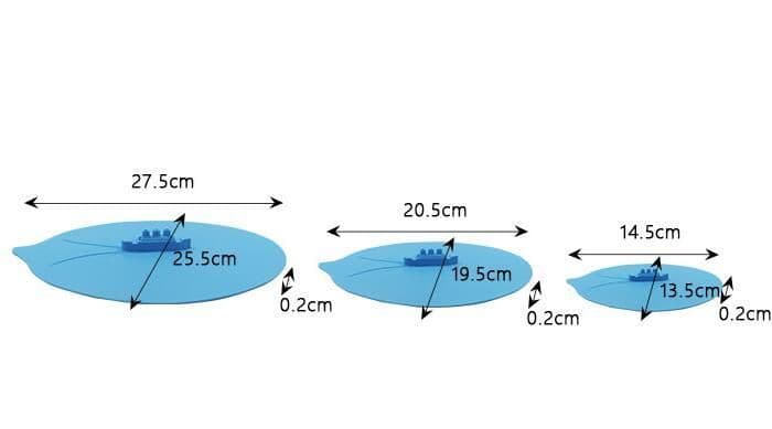image-Cooking Lid Steam Ship Boat Silicone Home House Chimney Silicone Lid Creative Kitchen