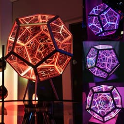 image-Dodecahedron Color Art Lamp Decorative Lights Colorful Housewarming Gift Durable Home Decoration Novelty Lamp