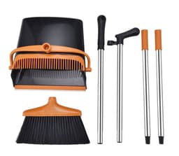 image-Stable Space-saving Broom And Dustpan For Office Classroom Home Kitchen Household Cleaning Tool