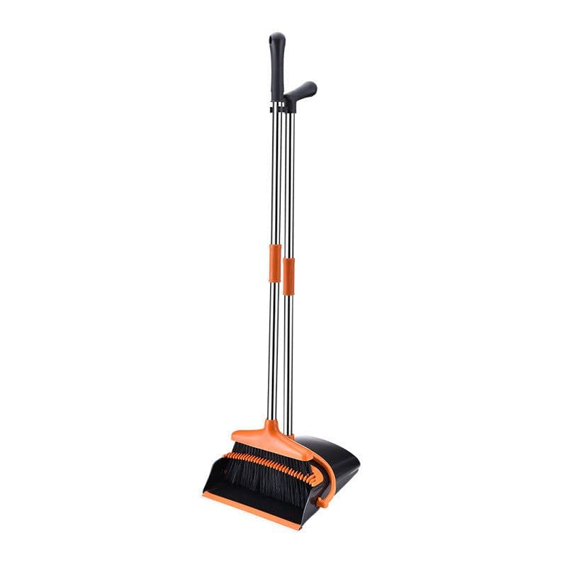 image-Stable Space-saving Broom And Dustpan For Office Classroom Home Kitchen Household Cleaning Tool