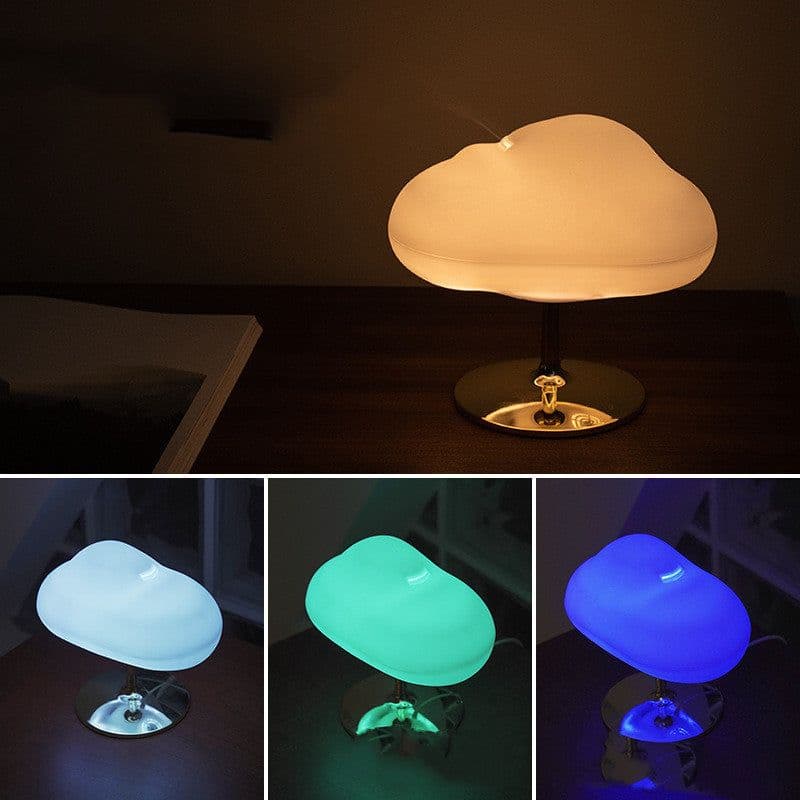 image-Cloud-Shaped Colorful Atmosphere Light Humidifier Household Silent Bedroom Pregnant Women And Babies Can Use Aroma Diffuser
