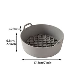 image-Air Fryer Silicone Pot Replacement Of Parchment Paper Liners No More Cleaning Basket After Using The Air Fryer Food Safe Air Fryers Oven Accessories