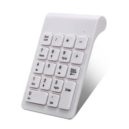 image-Digital Number Pad Bluetooth New Portable Mini Keypad USB PC Pad 18Keys For Office Accounting Teller Laptop PC WIN10 Keyboard