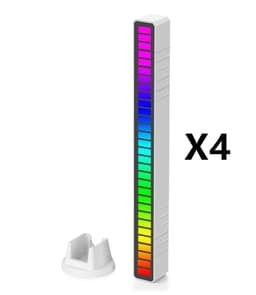 image-LED Strip Light Sound Control Pickup Rhythm Light Music Atmosphere Light RGB Colorful Tube USB Energy-Saving Lamp Ambient Light