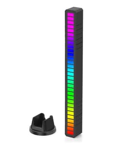 image-LED Strip Light Sound Control Pickup Rhythm Light Music Atmosphere Light RGB Colorful Tube USB Energy-Saving Lamp Ambient Light