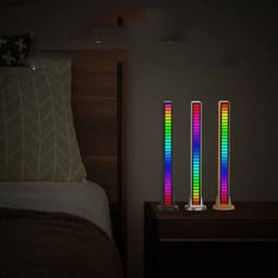 image-LED Strip Light Sound Control Pickup Rhythm Light Music Atmosphere Light RGB Colorful Tube USB Energy-Saving Lamp Ambient Light