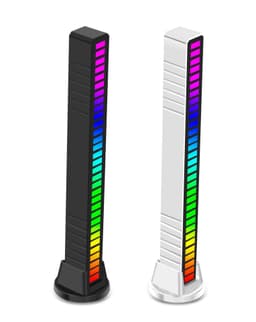 image-LED Strip Light Sound Control Pickup Rhythm Light Music Atmosphere Light RGB Colorful Tube USB Energy-Saving Lamp Ambient Light