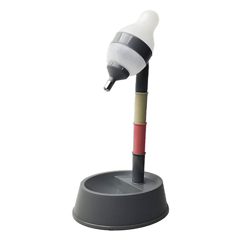 image-Automatic Pet Water Dispenser Stand Feeder Bowl Adjusting Height Water Bottle Cat Dog Water Drinker Water Fountain Feeding