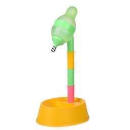 image-Automatic Pet Water Dispenser Stand Feeder Bowl Adjusting Height Water Bottle Cat Dog Water Drinker Water Fountain Feeding
