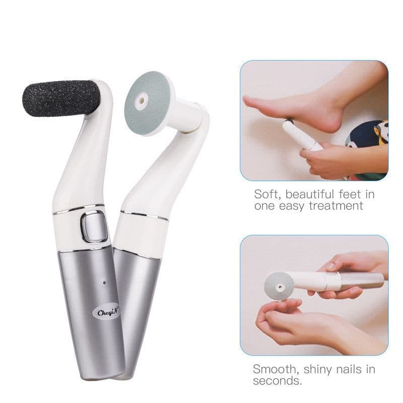 image-USB Rechargeable Foot File Professional Electric Feet Callus Remover Pedicure Foot Sander Dead Skin Callus Remover Foot Care