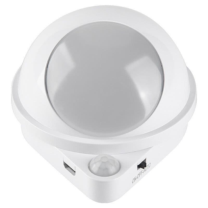 image-LED Smart Sensor Night Light 360 Degree Rotating Infrared Wireless USB Charging Outdoor Indoor Cabinet Aisle Staircase Wall Lamp