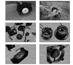 image-Axial Cooling Fan With Ball Bearing And Ear