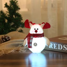 image-Christmas Decorations LED Santa Claus Snowman Deer Creative New Luminous Xmas Tree Pendant Gnome Gifts Ornaments Decoration