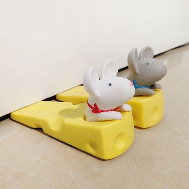 image-Cute Pet Door Stopper Doorstop Door Wedges Cartoon Doors Stop Strong Grip Non Slip Stopper Holder Safety Guard