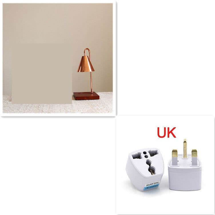 image-Aromatherapy Diffuser Wax Electric Melt Warmer Safety Yankee Candle Lamp Essential Oil Burner Night Light For Home Bedroom Decor