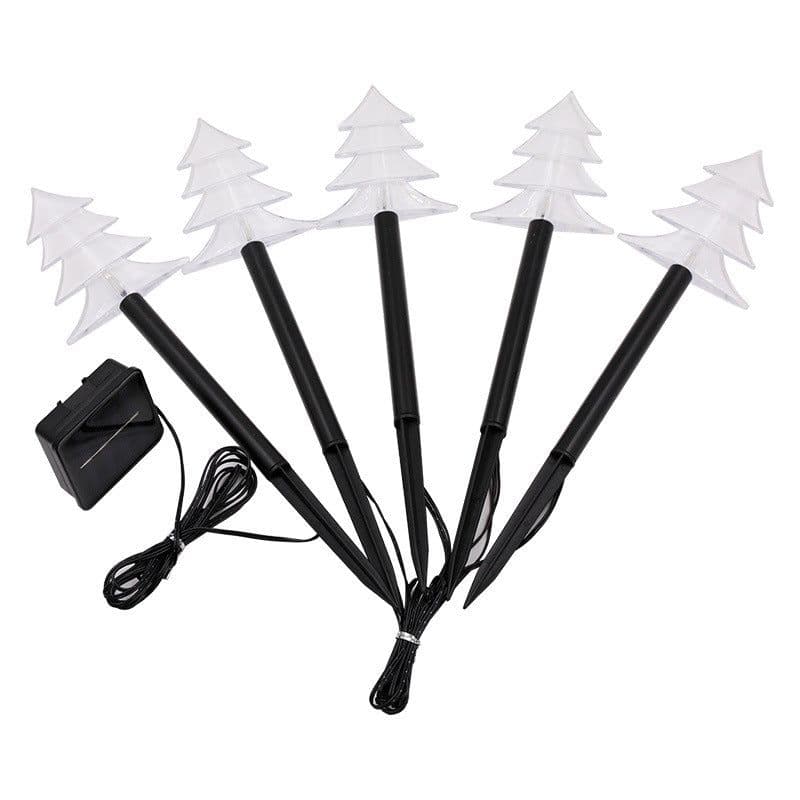 image-Solar Light Star Snowflake Christmas Tree Garden Light Decoration Lawn Lamp Waterproof Outdoor Lighting Christmas Lights