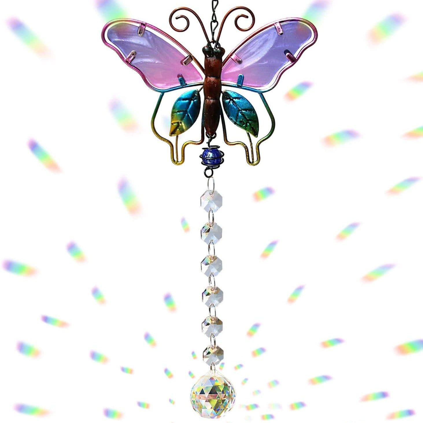 image-Pendant Crystal Ball Prism Pendant Gardening Decoration