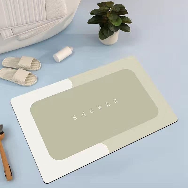 image-Bath Mat Entrance Door Mat Super Absorbent Bathroom Mats Quick Drying Bathroom Carpet Modern Simple Non-Slip Floor Mats Home