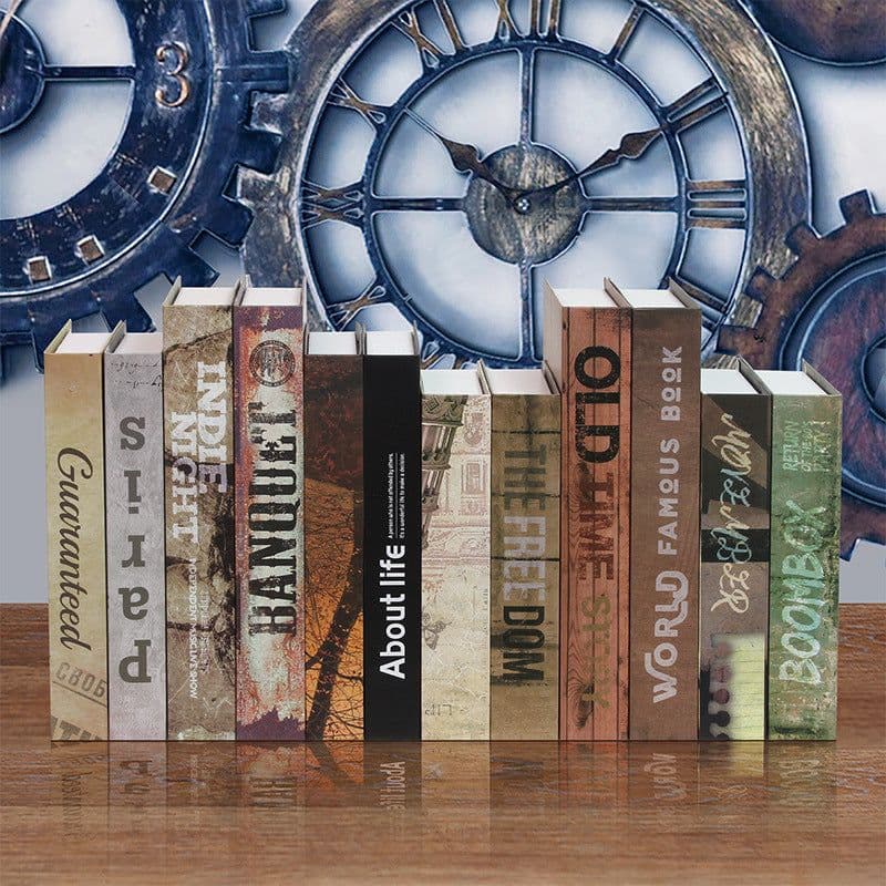 image-Retro Make Old Decorations Fake Books Decorate Books Ornaments