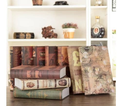image-Retro Make Old Decorations Fake Books Decorate Books Ornaments