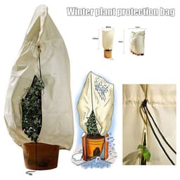 image-Plant Cover Winter Warm Cover Tree Plant Protecting Bag Nonwoven Frost Protection For Yard Garden Plants Small Tree Against Cold