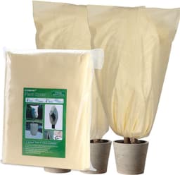image-Plant Cover Winter Warm Cover Tree Plant Protecting Bag Nonwoven Frost Protection For Yard Garden Plants Small Tree Against Cold