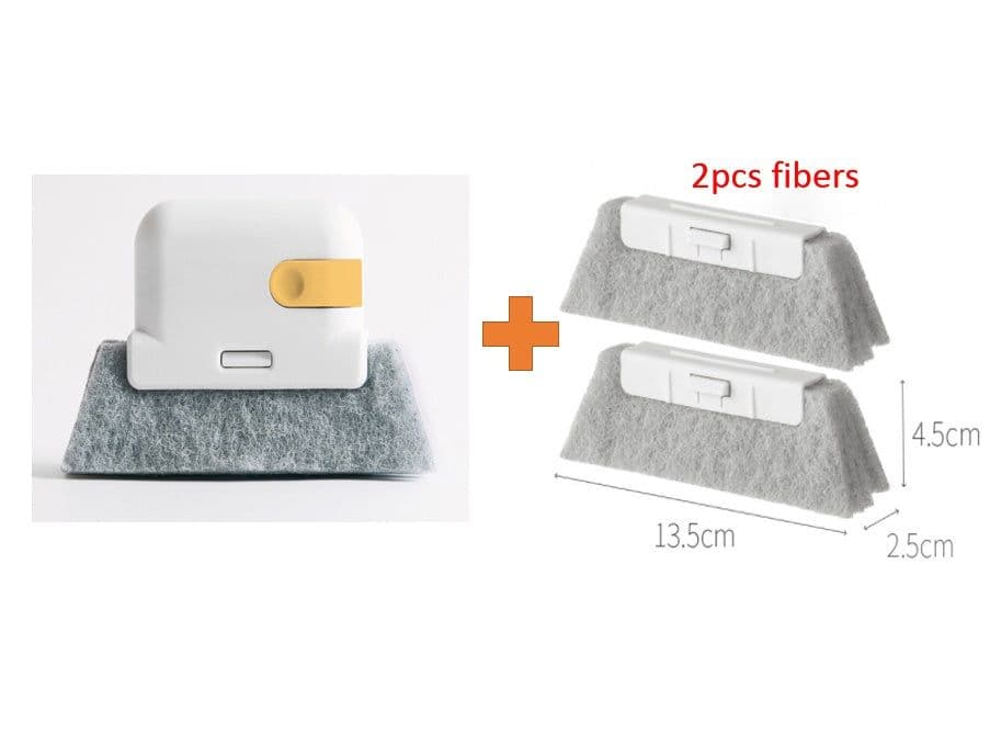 image-Creative Groove Cleaning Brush Quickly Clean All Corners And Gaps Detachable Door Window Track Cleaning Brushes