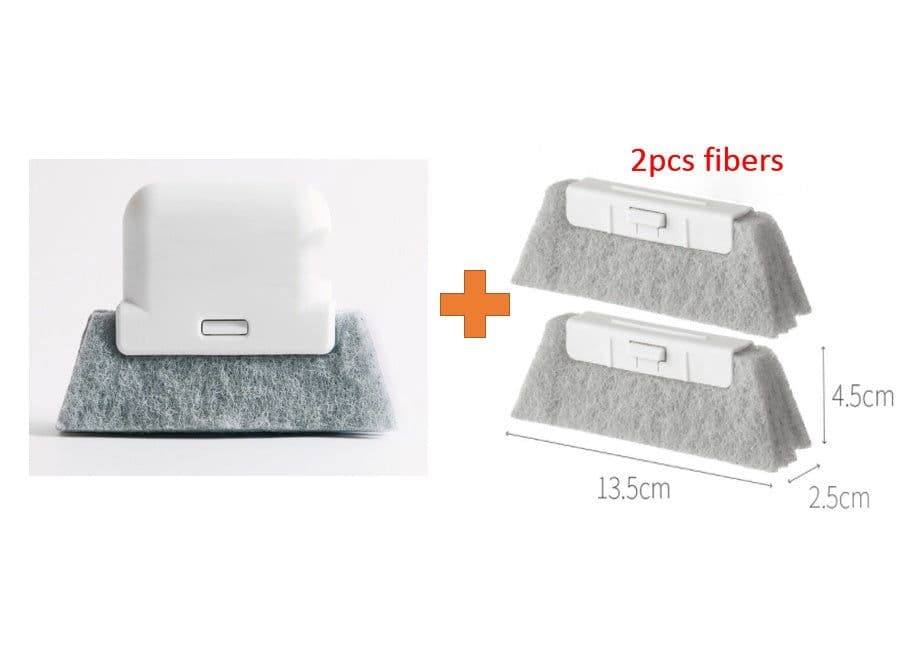 image-Creative Groove Cleaning Brush Quickly Clean All Corners And Gaps Detachable Door Window Track Cleaning Brushes