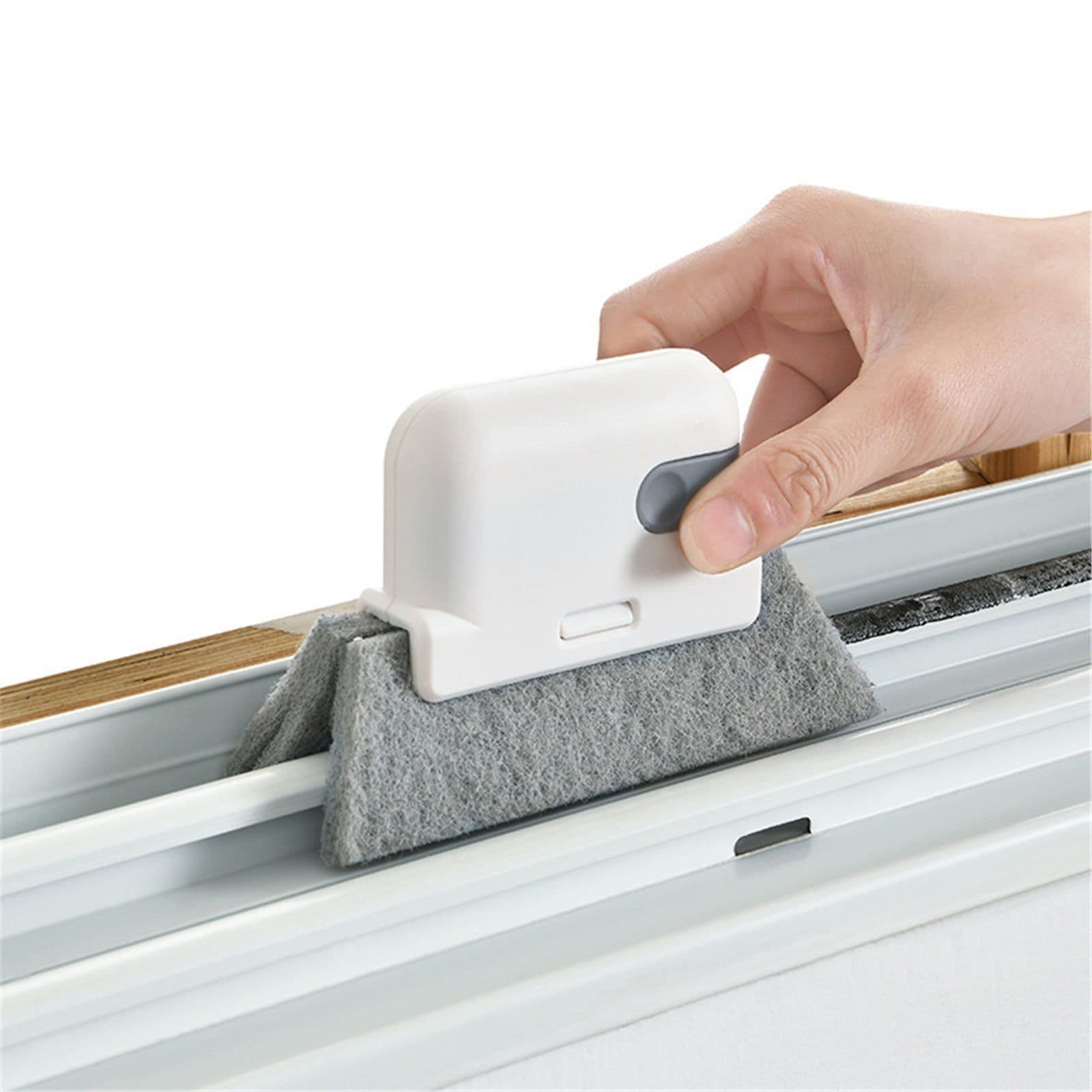 image-Creative Groove Cleaning Brush Quickly Clean All Corners And Gaps Detachable Door Window Track Cleaning Brushes