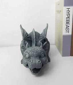 image-Creative Dinosaur Statue Cute Animals Resin Crafts Fountain Ornament For Home Garden Courtyard Decoration Xqmg Garden Statues